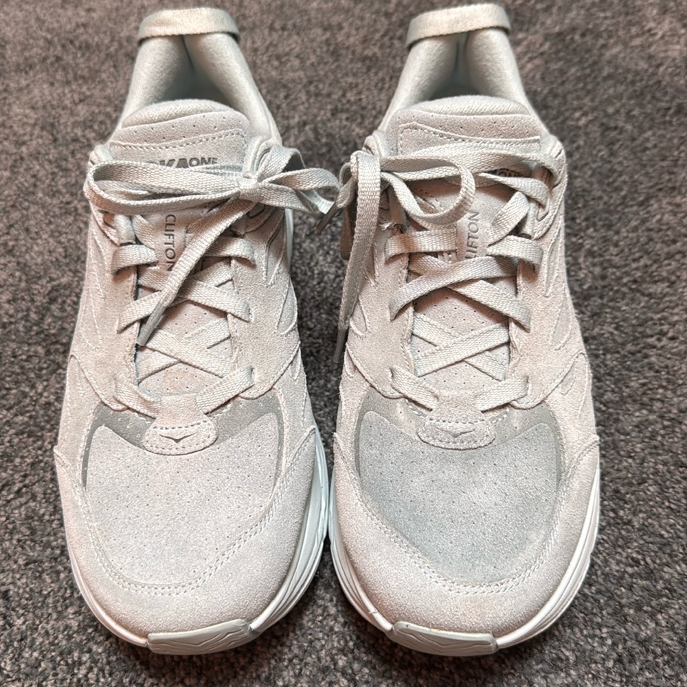 Hoka U CLIFTON L SUEDE - LIMESTONE/LIMESTONE
Men’s 12